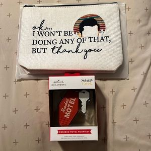 Schitts Creek Makeup Bag & Ornament